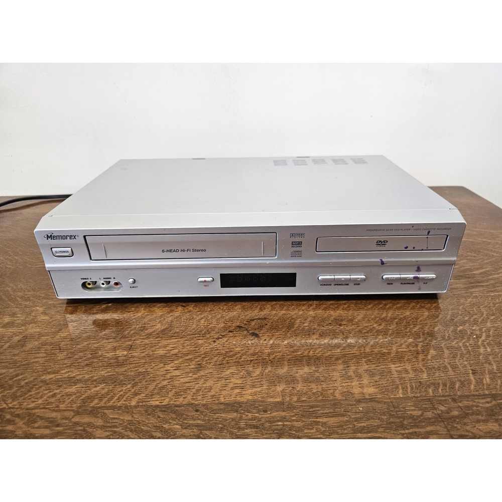 Memorex MVD4544 DVD VCR Player Recorder Combo VHS With OEM - No Remote - Tested